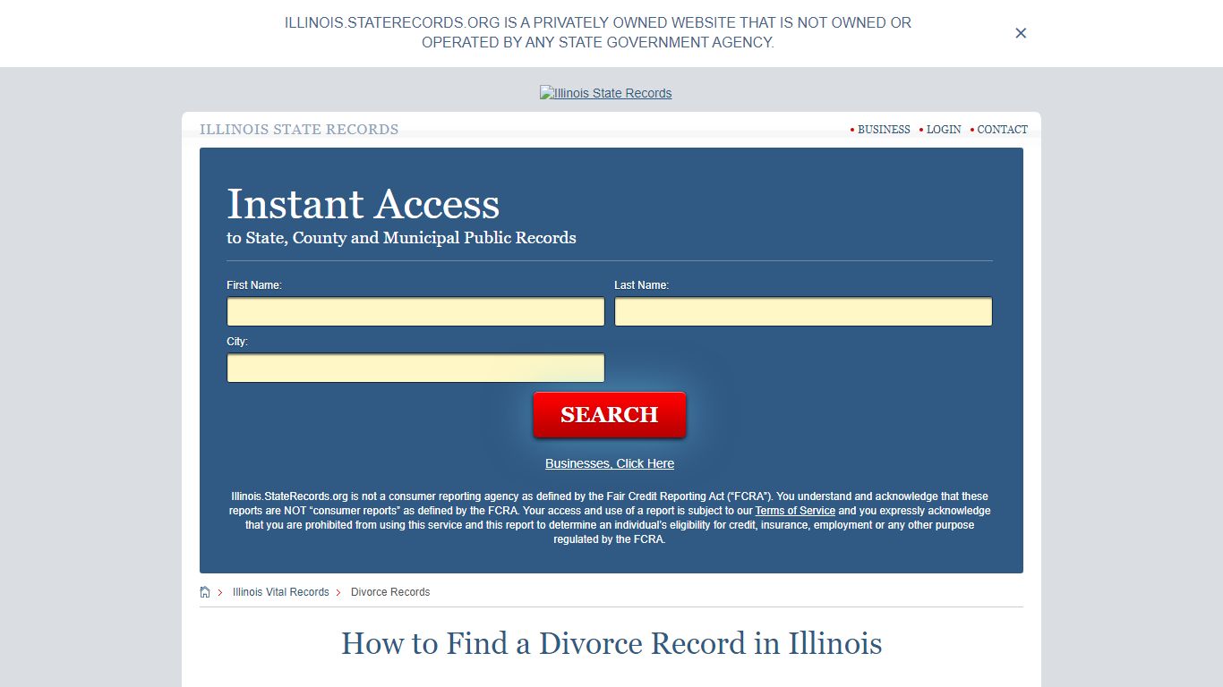 How to Find a Divorce Record in Illinois